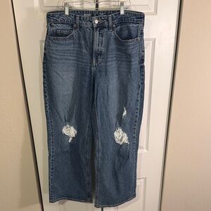 Old Navy High-Rise Wide Leg Jeans - Blue